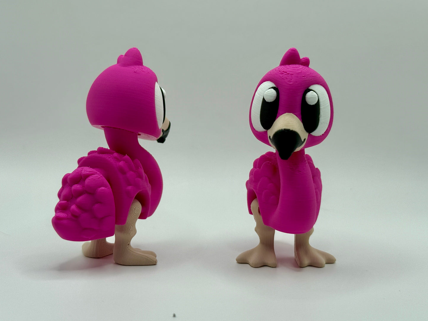 Prairie Pals Flamingo – 3D Printed Mini Animal Fidget Toy