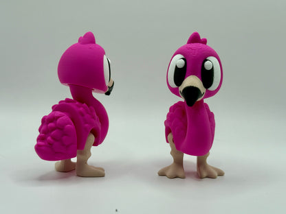 Prairie Pals Flamingo – 3D Printed Mini Animal Fidget Toy