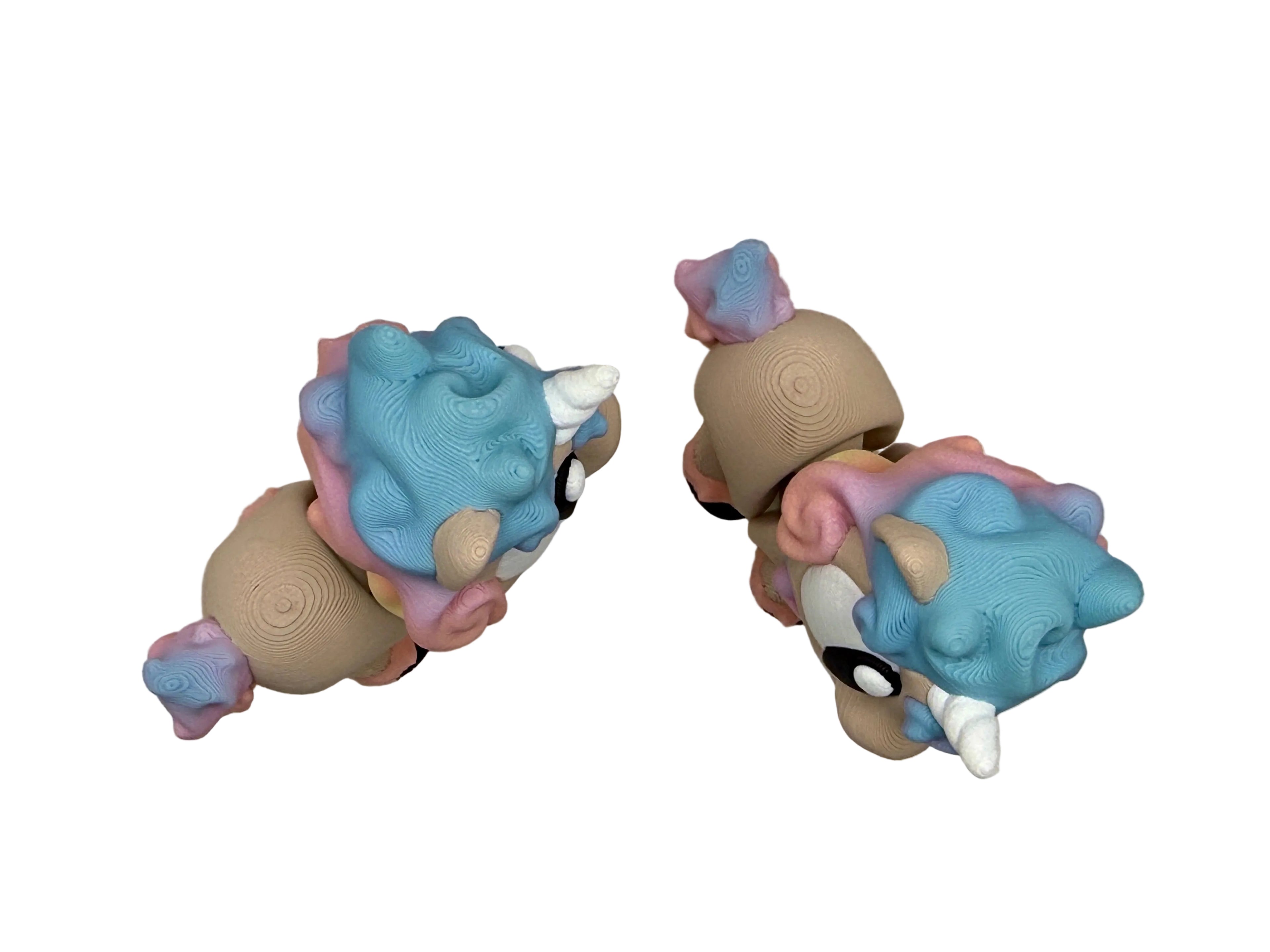 Prairie Pals Unicorn – 3D Printed Mini Animal Fidget Toy
