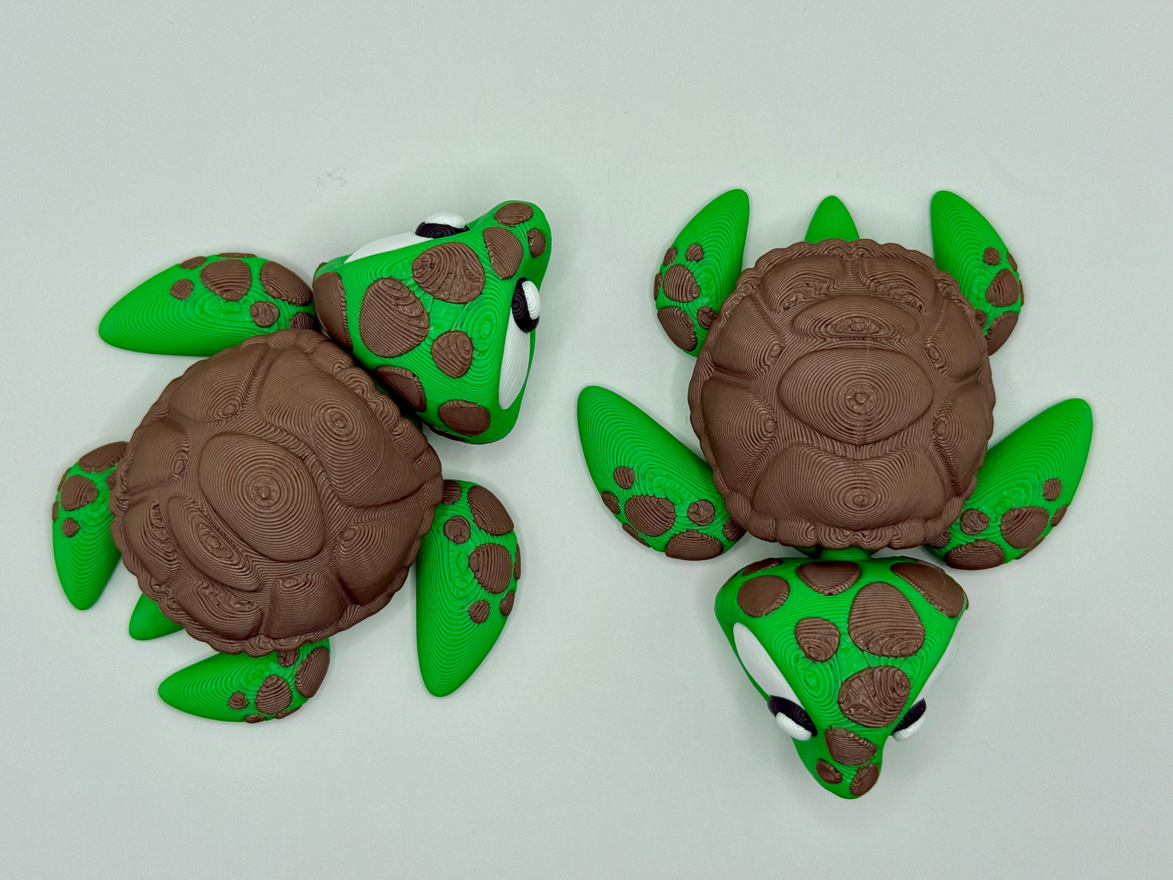 Prairie Pals Sea Turtle – 3D Printed Mini Animal Fidget Toy