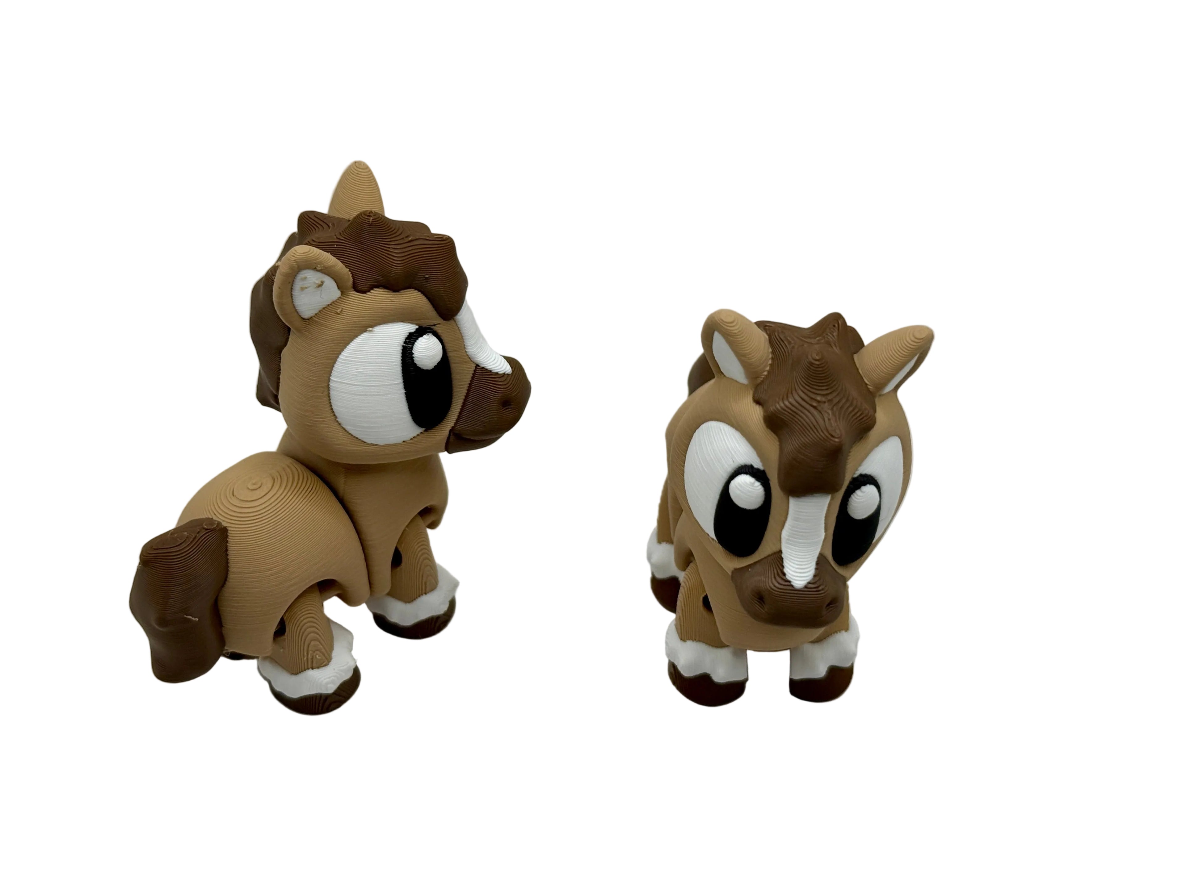 Prairie Pals Horse – 3D Printed Mini Animal Fidget Toy