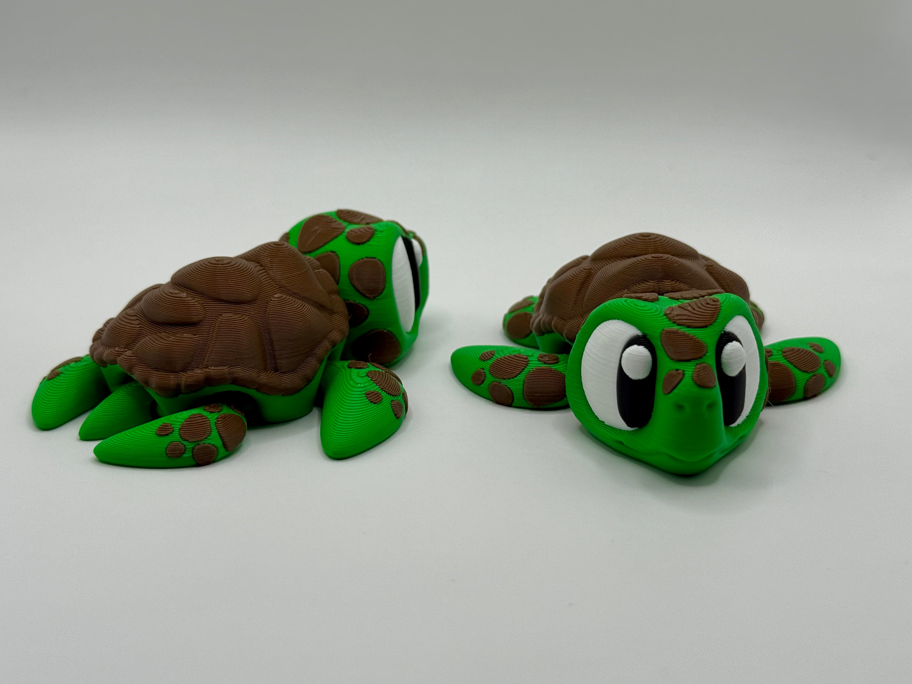 Prairie Pals Sea Turtle – 3D Printed Mini Animal Fidget Toy