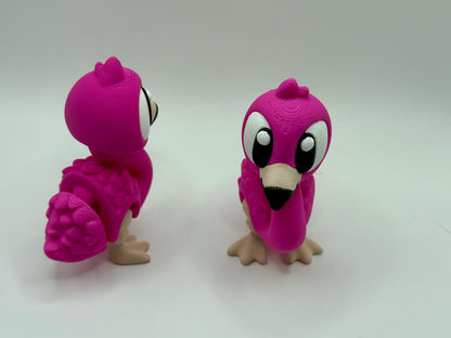Prairie Pals Flamingo – 3D Printed Mini Animal Fidget Toy