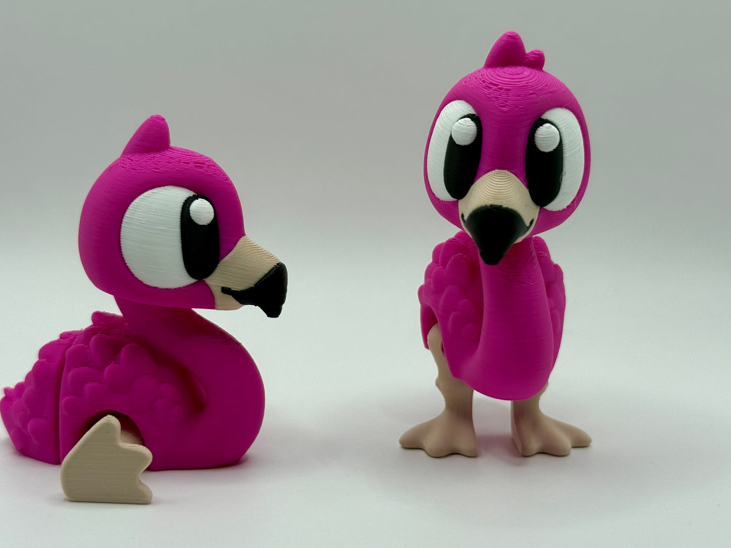 Prairie Pals Flamingo – 3D Printed Mini Animal Fidget Toy