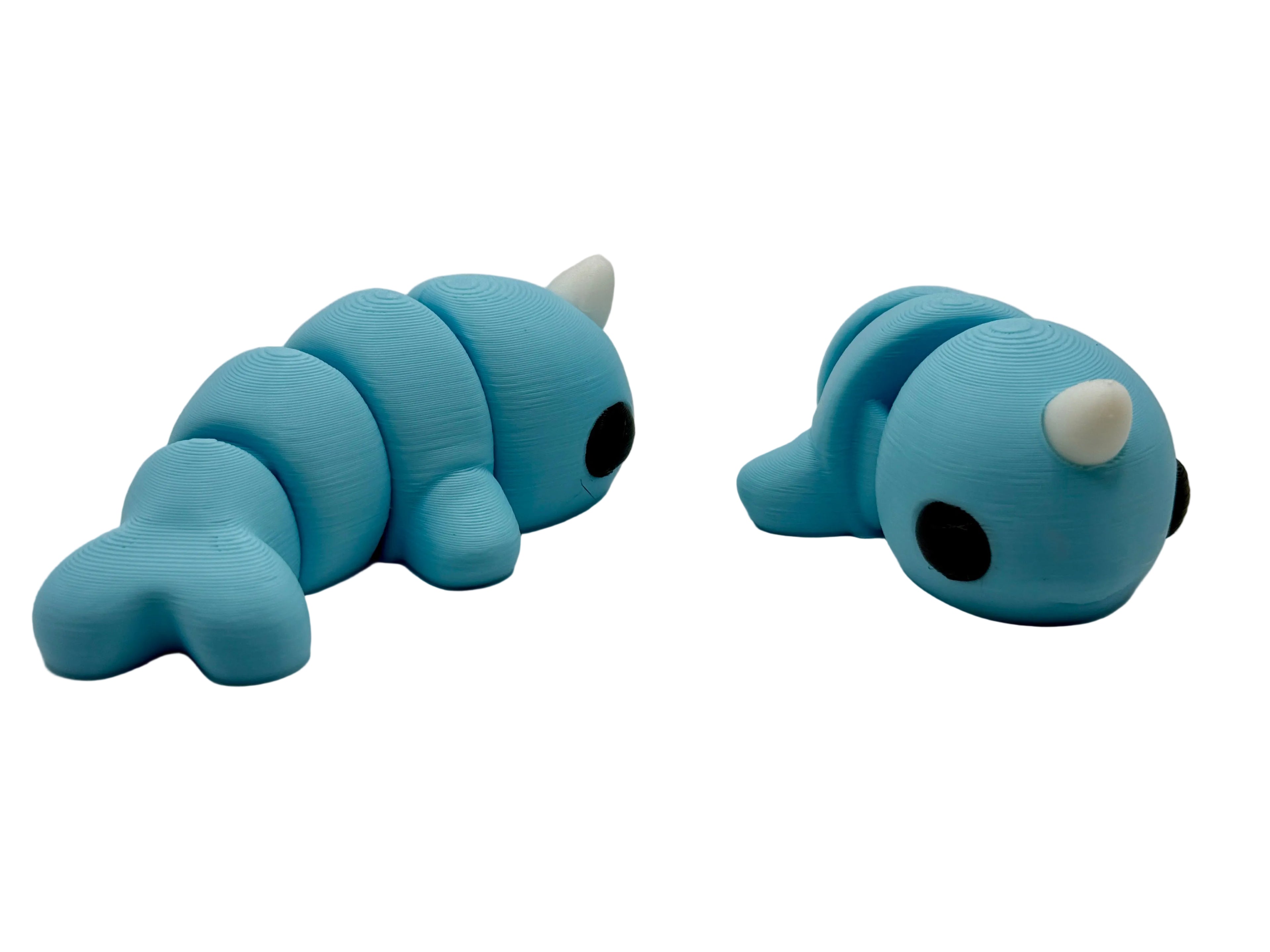 Prairie Pals Narwhal – 3D Printed Mini Animal Fidget Toy