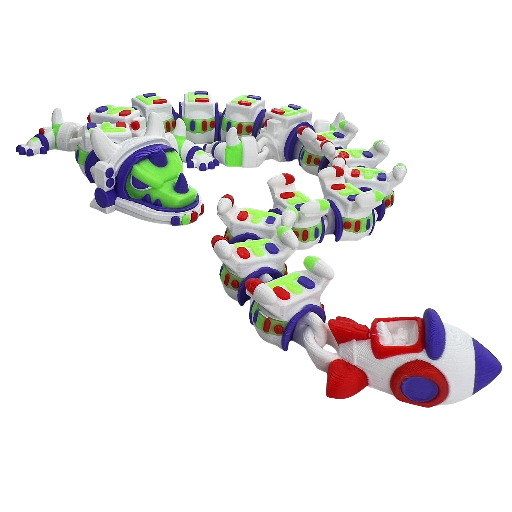 Space Ranger Dragon – 3D Printed Articulated Dragon Toy