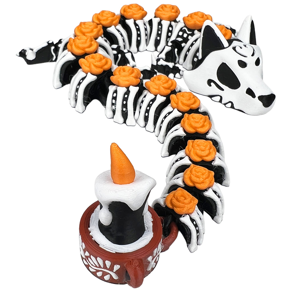 Día de los Muertos Dragon – 3D Printed Articulated Dragon Toy