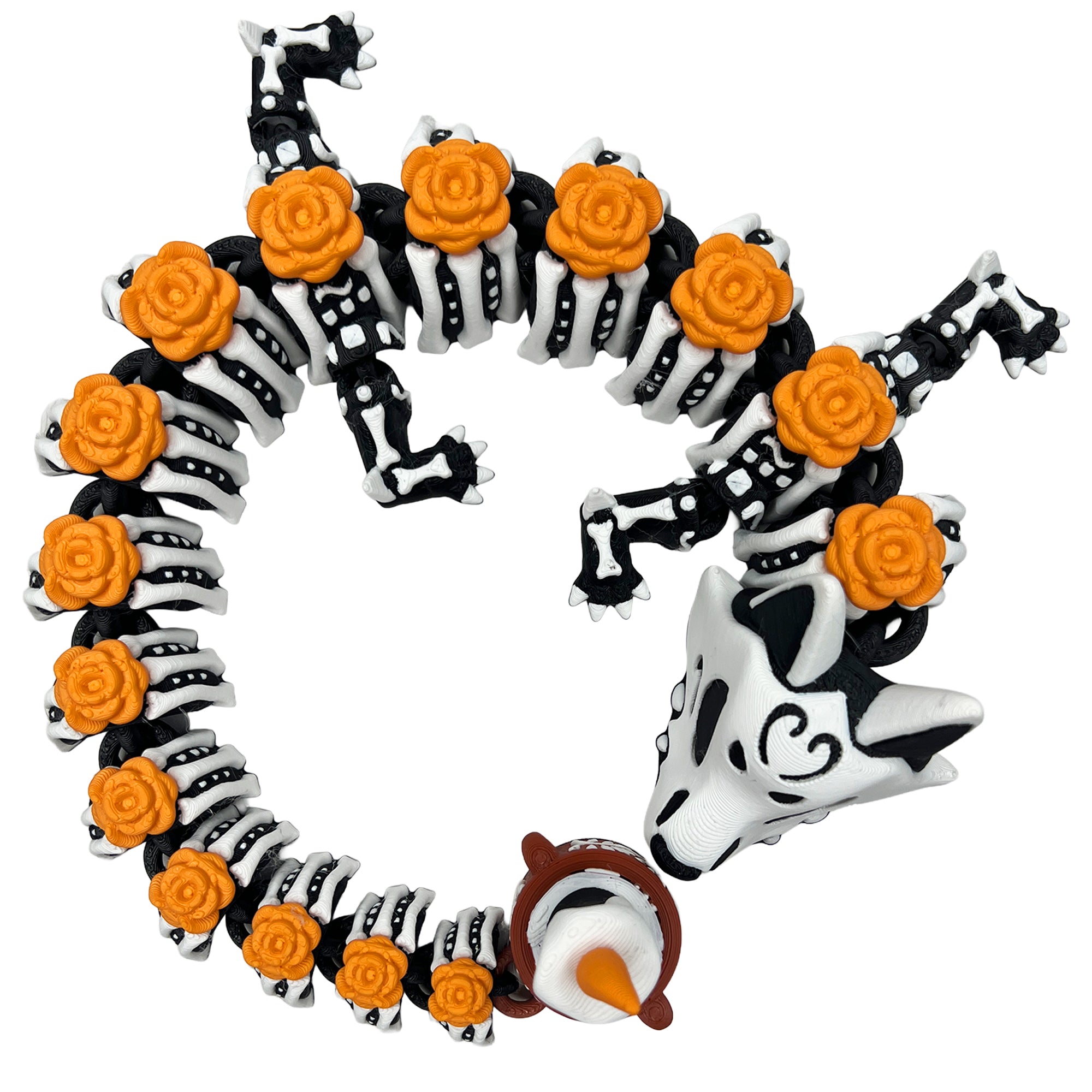 Día de los Muertos Dragon – 3D Printed Articulated Dragon Toy