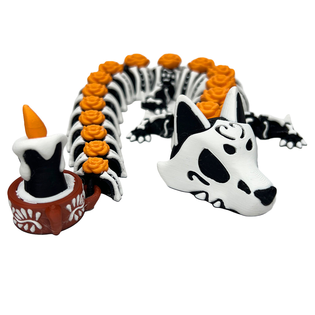 Día de los Muertos Dragon – 3D Printed Articulated Dragon Toy