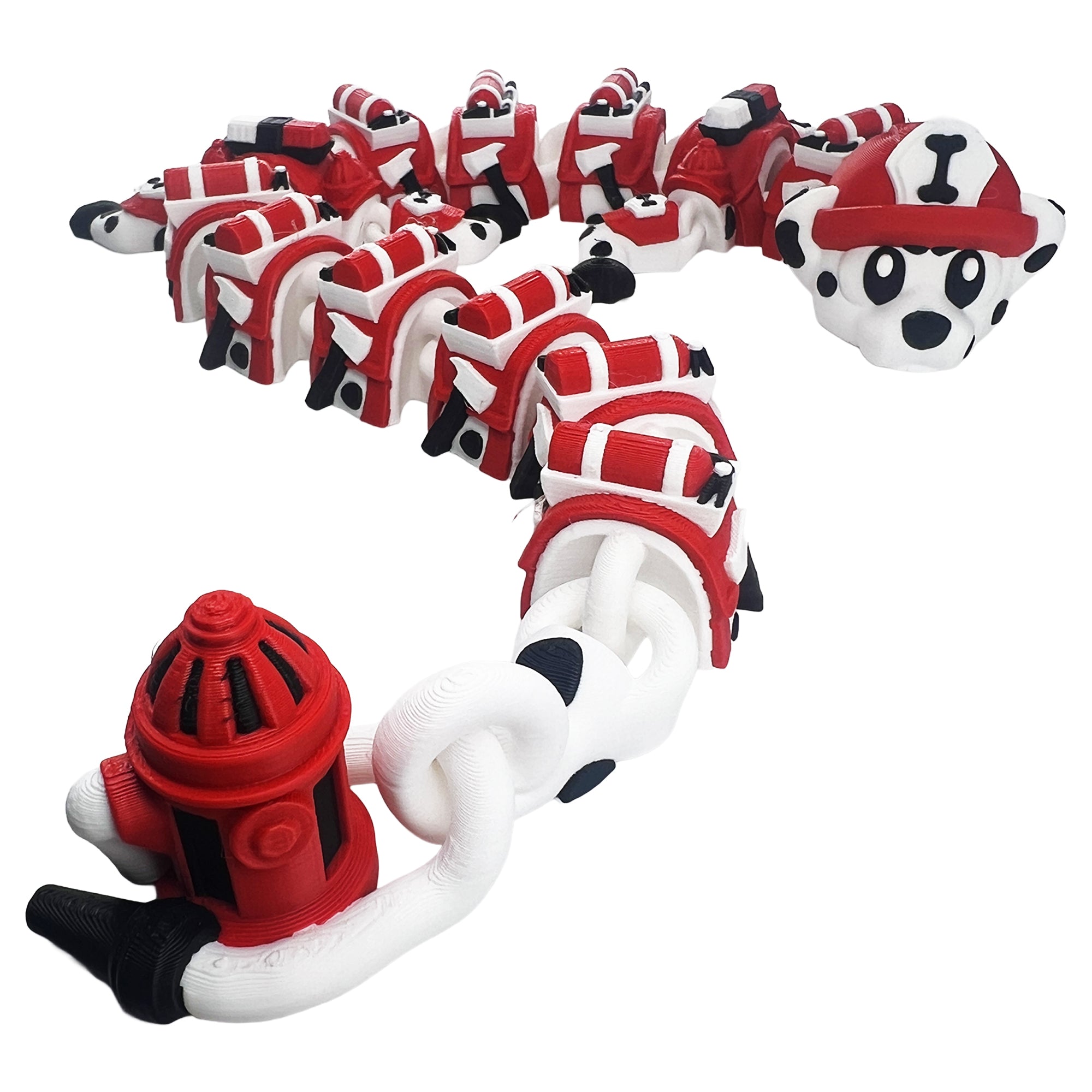 Fire Rescue Dragon – 3D Printed Articulated Dragon Toy