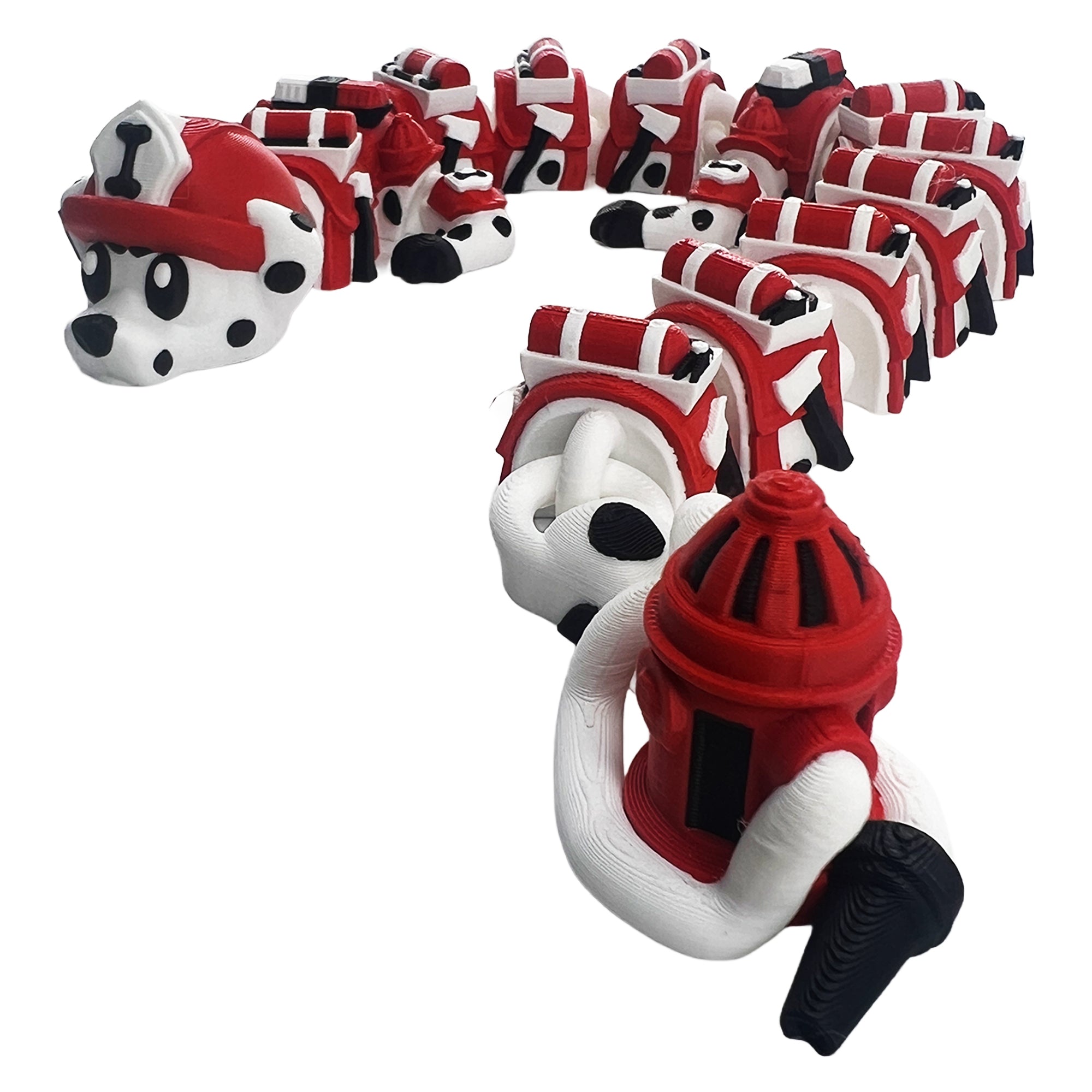 Fire Rescue Dragon – 3D Printed Articulated Dragon Toy