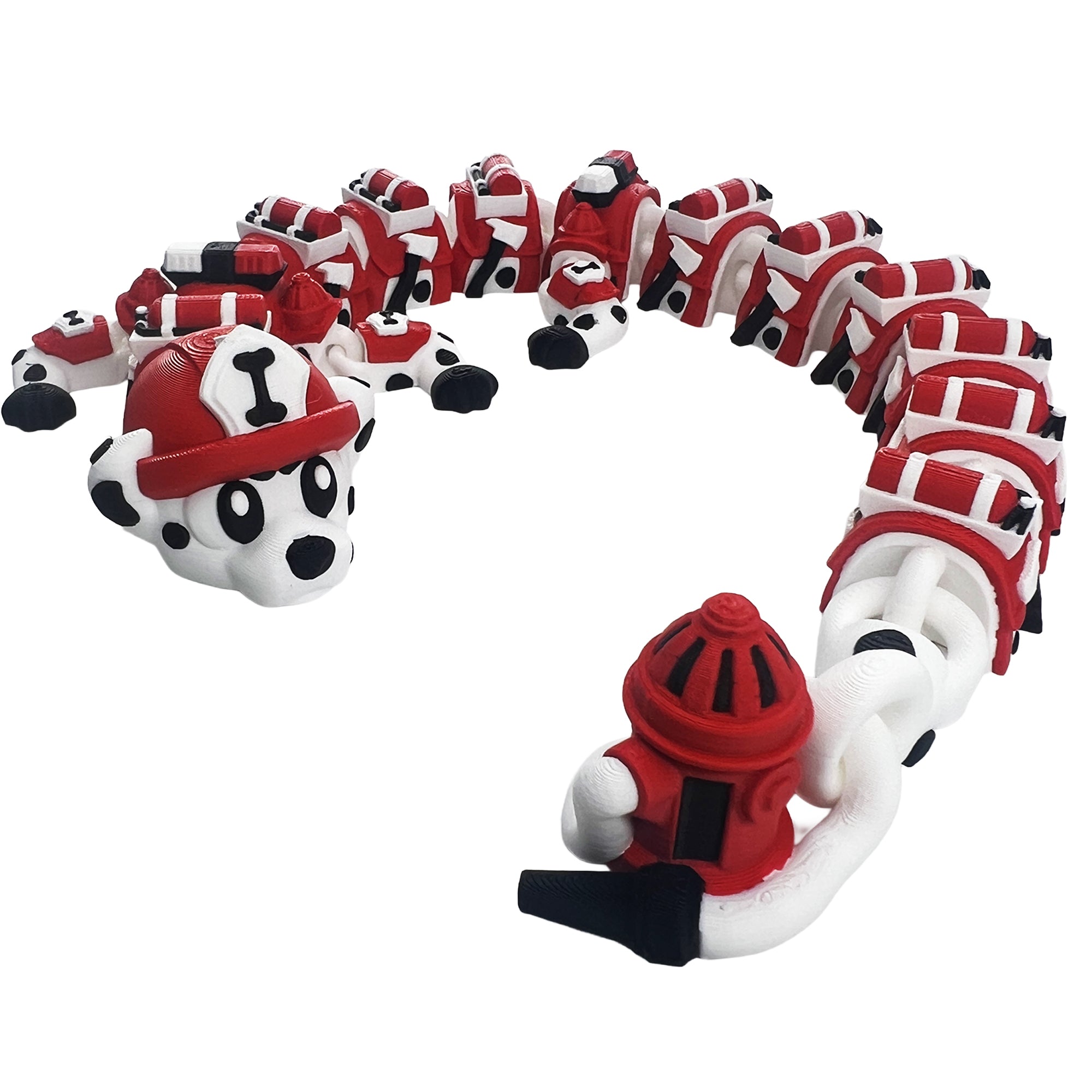 Fire Rescue Dragon – 3D Printed Articulated Dragon Toy