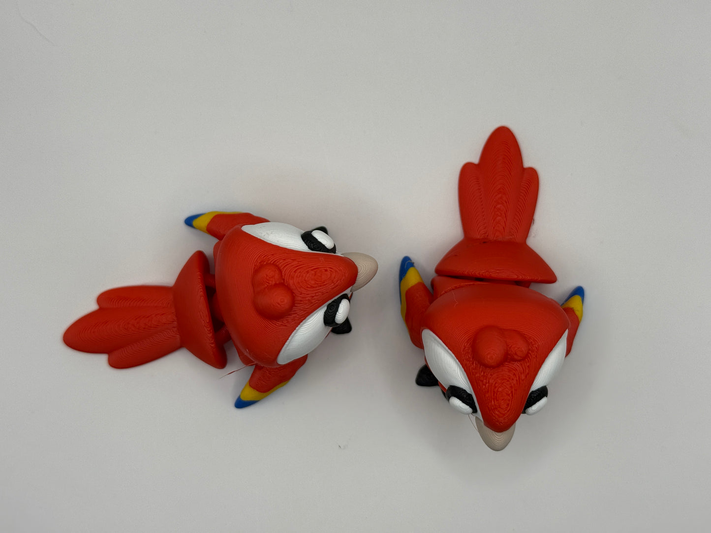 Prairie Pals Flexi Macaw – 3D Printed Mini Animal Fidget Toy