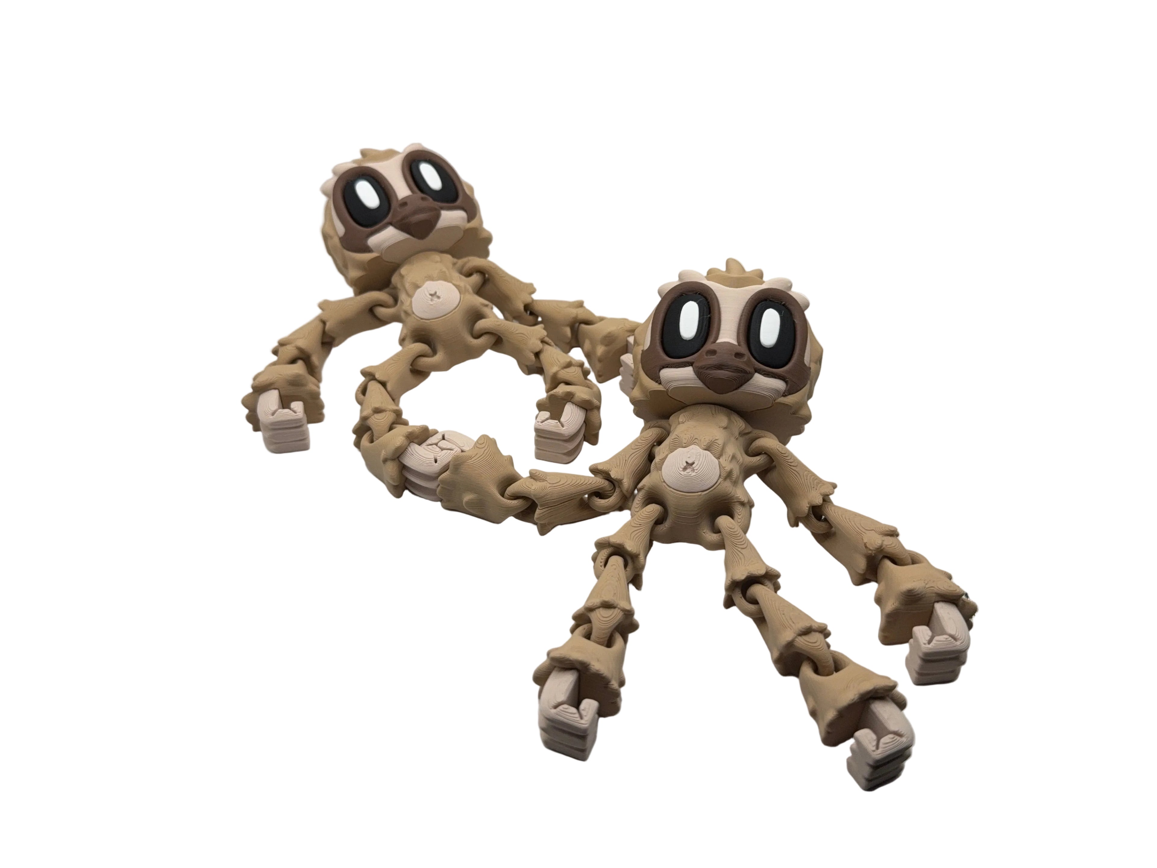 Ranch Hands Three-Toed Sloth – 3D Printed Articulated Animal Fidget Toy