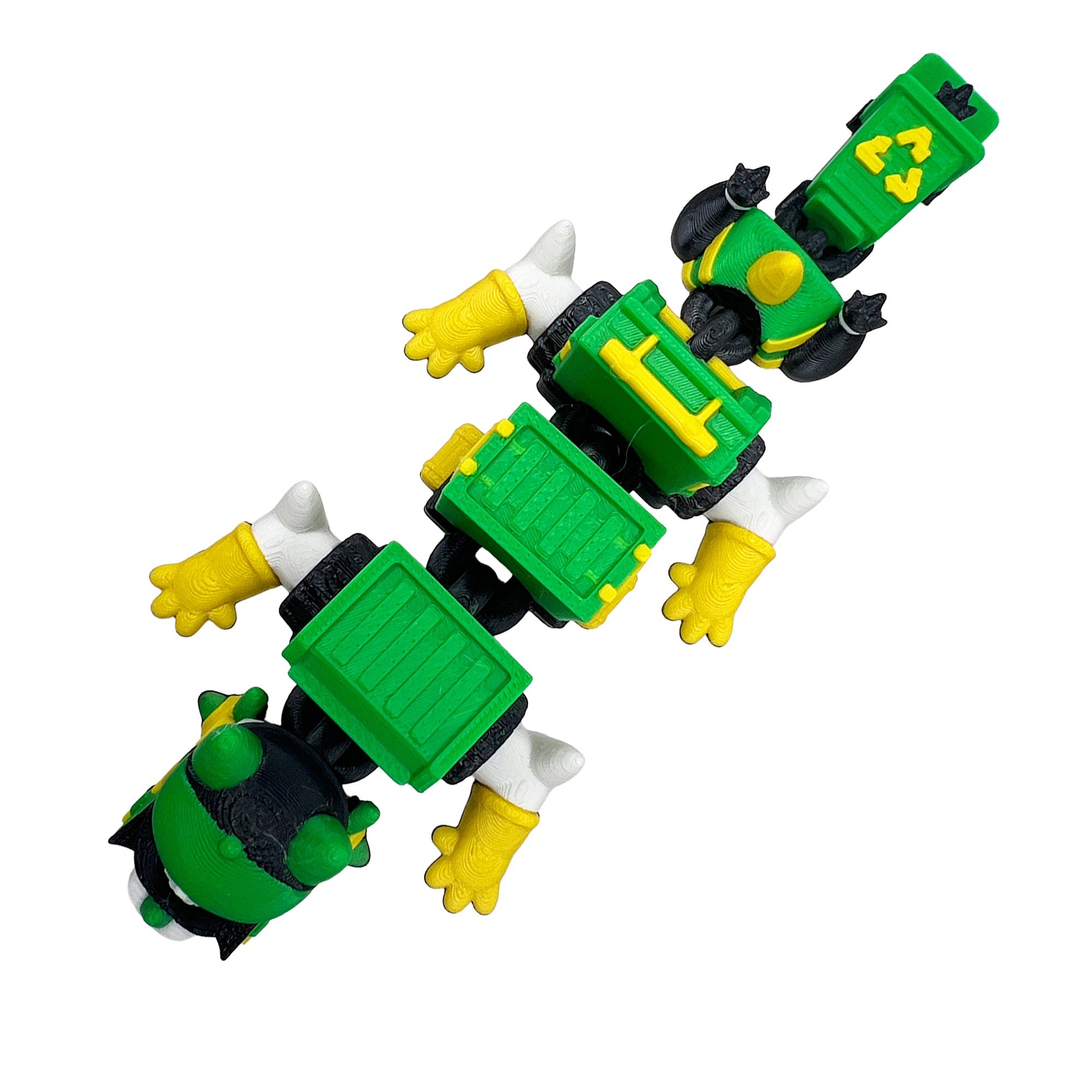 Garbage Truck Dragon Mini – 3D Printed Articulated Dragon Toy