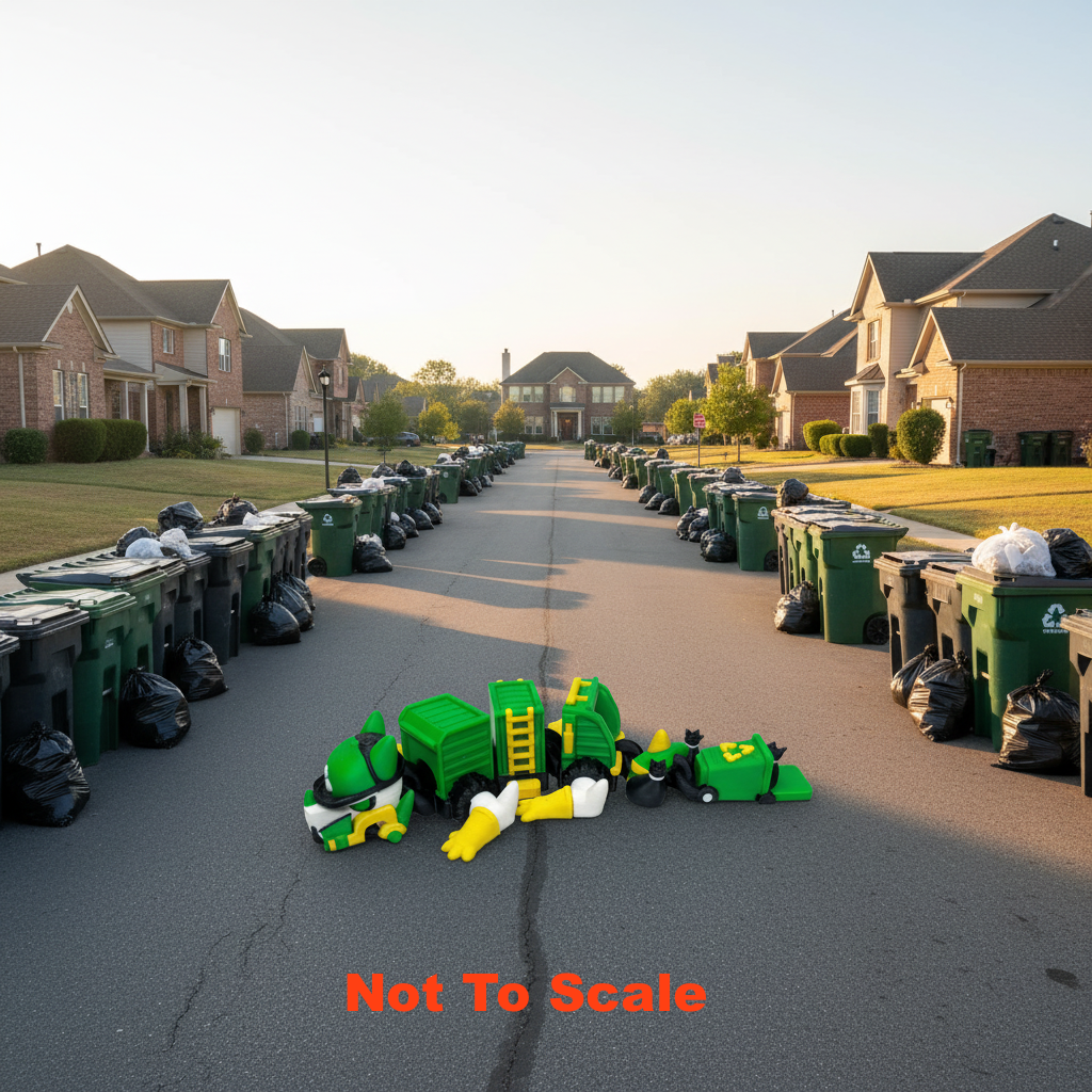 Garbage Truck Dragon Mini – 3D Printed Articulated Dragon Toy
