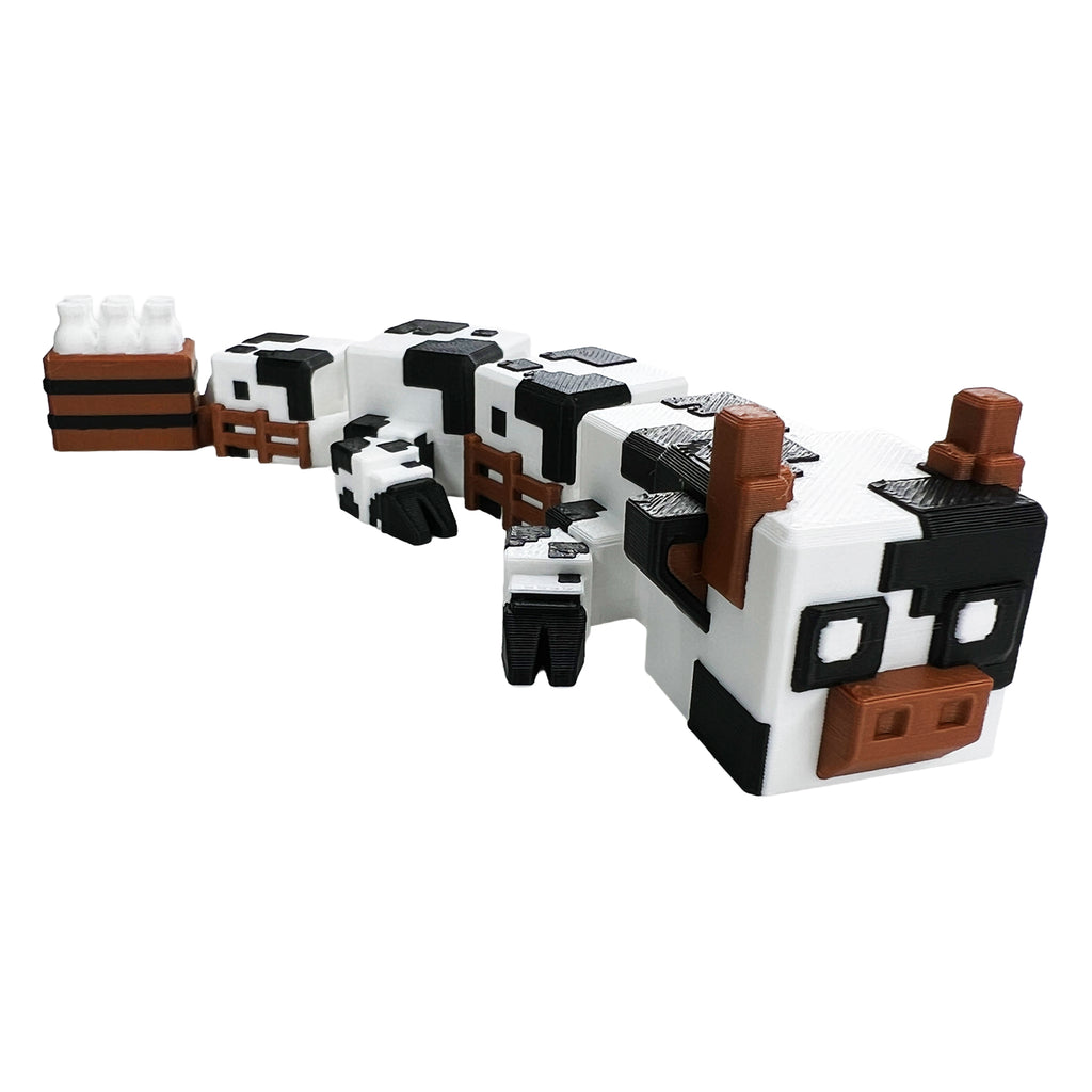 Cube Cow Dragon – 3D Printed Articulated Dragon Toy