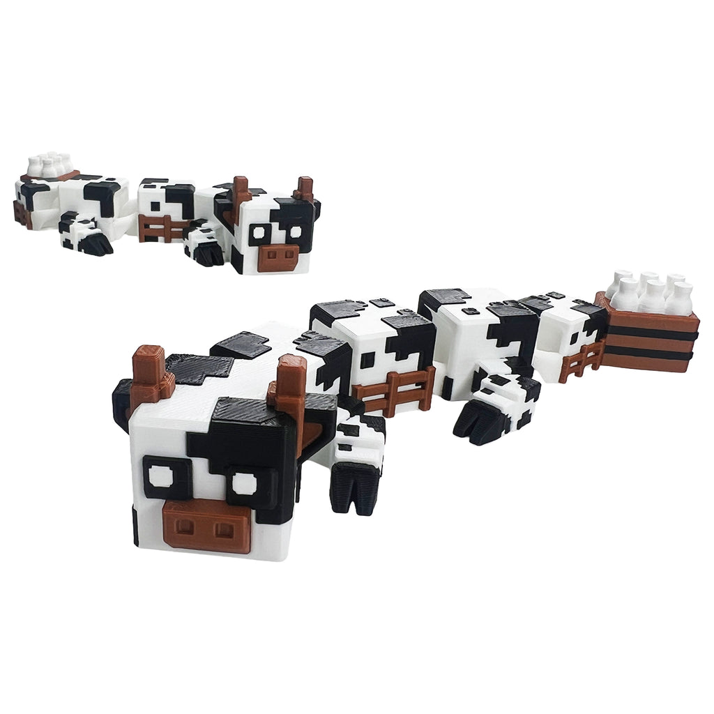 Cube Cow Dragon – 3D Printed Articulated Dragon Toy