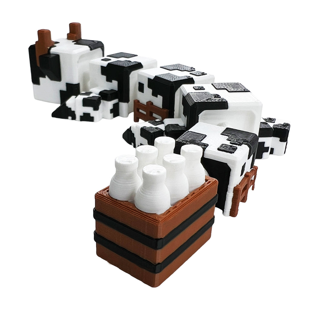 Cube Cow Dragon – 3D Printed Articulated Dragon Toy