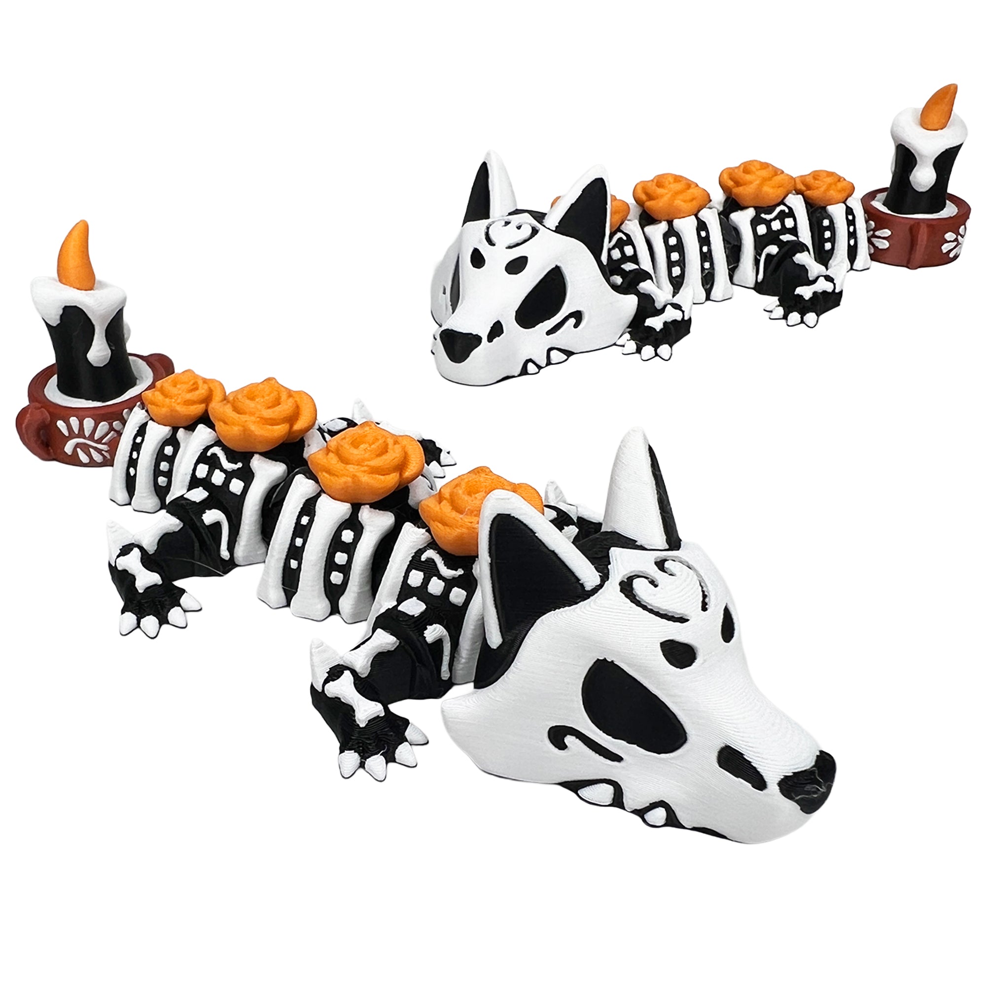 Día de los Muertos Dragon – 3D Printed Articulated Dragon Toy