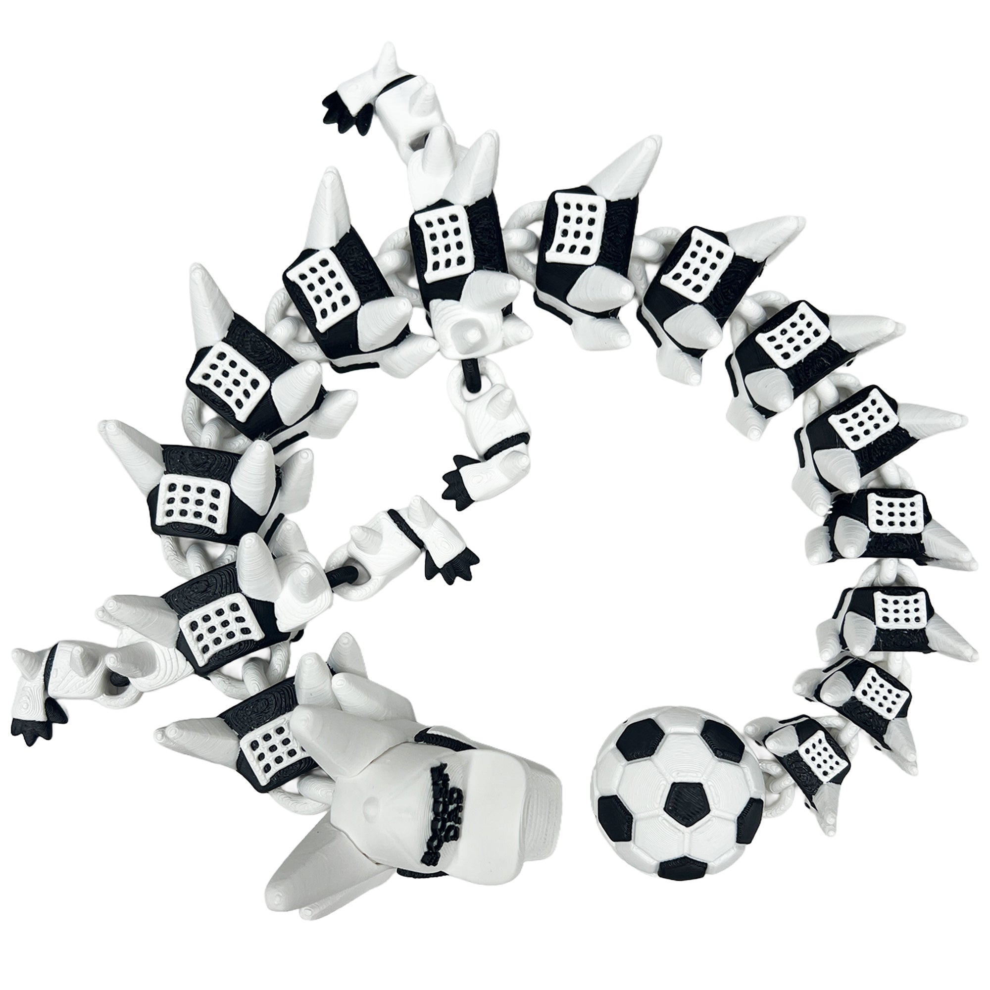 World Cup Dragon – 3D Printed Articulated Soccer Dragon Toy