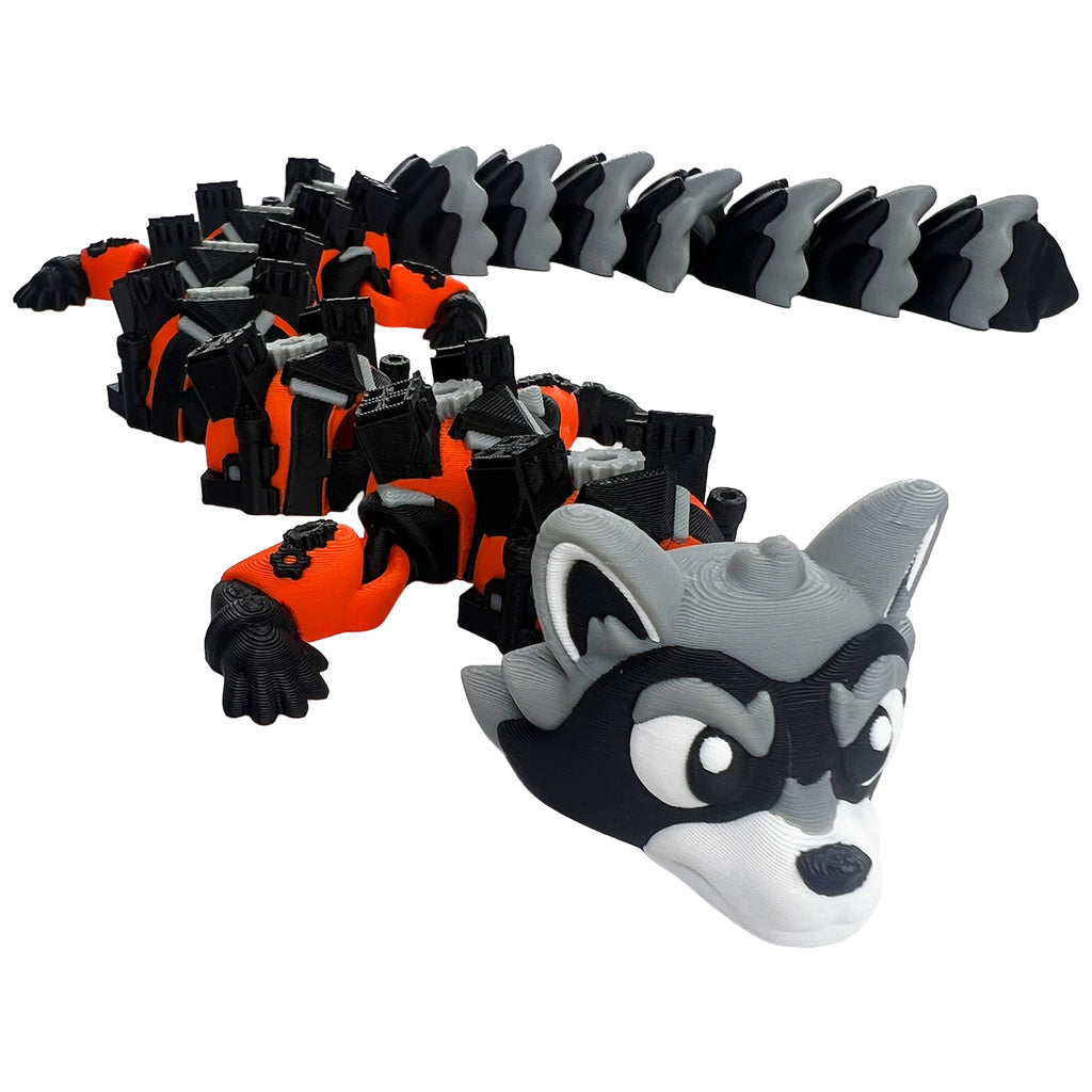 Star Bandit Dragon – 3D Printed Articulated Raccoon Dragon Toy