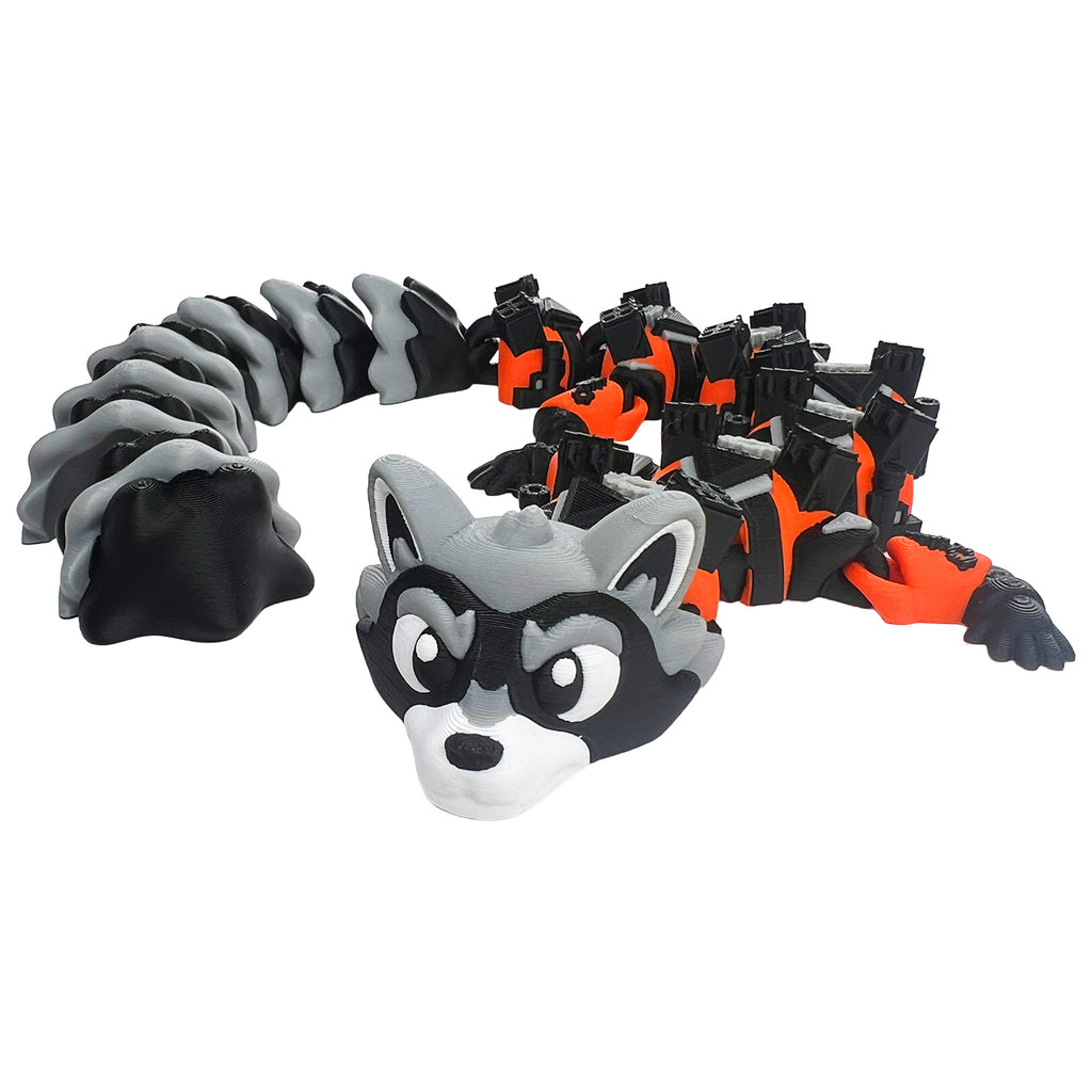 Star Bandit Dragon – 3D Printed Articulated Raccoon Dragon Toy