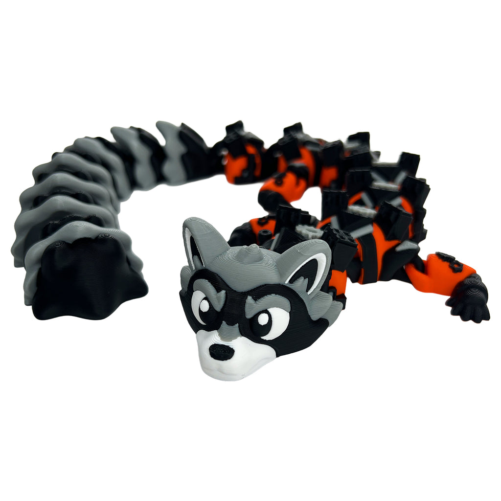 Star Bandit Dragon – 3D Printed Articulated Raccoon Dragon Toy